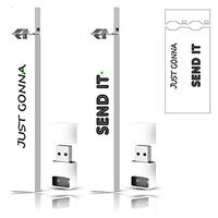 Juul Skin Wrap Vinyl Sticker Decal Protector | JUUL Charger Skin & Prep Pad (Just Gonna Send It)