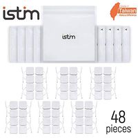 iStim Super Soft 2"x2" TENS Unit Electrodes for TENS Massage EMS - 100% Japanese Gel (2"X2" - 48 Pieces)