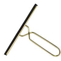 Zmmyr Squeegees Wiper Stainless Steel Gold Plated Window Scraper Cleaner Glass Ceramic Tile