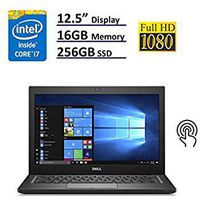 Dell Latitude E7270 FHD UltraBook Business Laptop NoteBook (Intel Core i7-6600U, 16GB Ram, 256GB Solid State SSD, HDMI, Camera, WIFI, SC Card Reader) Win 10 Pro (Renewed)