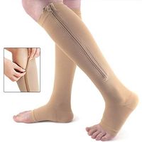 Ailaka Medical Zipper Compression Calf Socks 15-20 mmHg for Women and Men