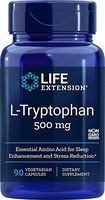 Life Extension L-Tryptophan 500 Mg, 90 vegetarian capsules