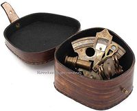 Solid Brass Sextant-Nautical Gift-Astrolabe