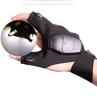 Meidexian888 LED Gloves,Multifunction Outdoor Fingerless LED Flashlight Gloves for Repairing Working in Darkness Places