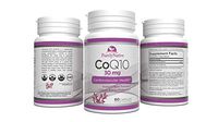 CoQ10 30 mg, Pharmaceutical Grade, All-Trans Form Produced by Fermentation, 60 High Absorption Coenzyme Q10 Supplement Capsules