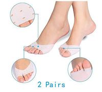 DUORUI 2 Pairs Foot Cushion, Toe Separators, Gel Bunion Pads, Forefoot Insoles for Women and Men