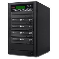 Bestduplicator BD-LG-4T 4 Target 24x SATA DVD Duplicator with Built-in LG Burner (1 to 4)