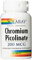 Solaray Chromium Picolinate Tablets, 200mcg, 50 Count