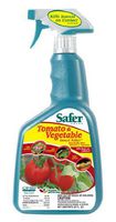 Safer Brand 32 oz Ready To Use Tomato & Vegetable Insect Killer 5087 (2 Pack)