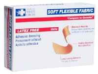 Flexible Fabric Bandages, Latex-Free Adhesive Bandage.75 x 3 Inch, 100 Pack