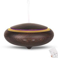 Daroma UFO Essential Oil Diffuser,150ml Aromatherapy Ultrasonic Cool Mist Humidifier with Remote Air Scent Room Office Gift, Fine Mist, Hidden Light, Dark