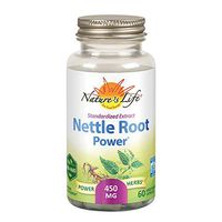 Nature’s Life Nettle Root Power 450mg Herbal Supplement | Prostate & Urinary Tract Health Formula for Men | Non-GMO & Lab Verified | 60 Veg Caps