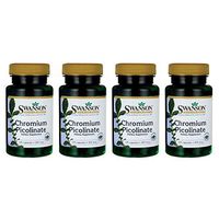 Swanson Chromium Picolinate 200 mcg 100 Capsules (4 Pack)