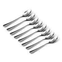 BCHZ 8 Pcs Demitasse Espresso Steel Stainless Spoon Tea Coffee Soup Rice New