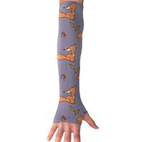 QG ZZX Autumn Fox Unisex Compression Arm Sleeves UV Protection Performance Arm Sleeve - for Outdoor Sports Baseball,Basketball,Football (1 Pair)
