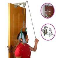 LANGYINH Over Door Cervical Traction Kit for Neck Pain Relief,Neck Decompression Device Orthopedic Physical Therapy Machine Set,for Physical Therapy