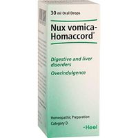 Heel Nux Vomica Homaccord 30ml - Digestive & Liver Disorders, Bloating, Overindulgence