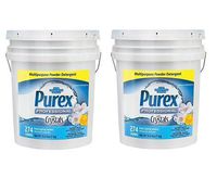 Dial 1729436 Professional Purex Fresh Spring Waters Multipurpose Powder Detergent, 15.6lbs Pail, 274 Load (2-(Pails))