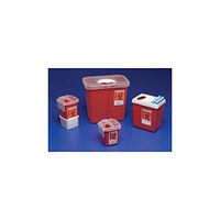 CONT SHARPS CS/100 RED 1QT COVIDIEN