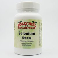 Holly Hill Health Foods, Selenium 100 MCG, 100 Vegetarian Tablets