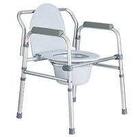 WDDMFR Bedside Commodes Toilet Chair Thick Aluminum Alloy Collapsible Pregnant Woman Toilet Chair Can Move Toilet Chair