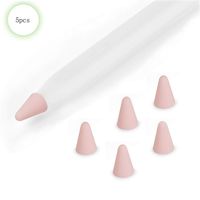 ZALU Compatible with Apple Pencil Tips Replacement for 2nd Gen, Silicone Nibs Cover Writing Protection for iPad Pencil (Pink)