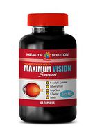 Eye Pills with Lutein - Maximum Vision Support - Promotes Vision Health - Lutein and Bilberry Supplements - 1 Bottle 60 Capsules