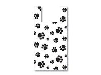 PAW PRINT 25% Recycled T Sack8 x 5 x 18" .55 mil 2-side print 1 unit, 1000 pack per unit.