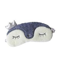 Shinywear Women Travel Sleep Eye Patch Cover Plush Silk Penguin Sleeping Mask Blinder Lovely Animal Novelty Designer Gift