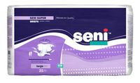 Seni S-La25-Bs1 Super Briefs For Heavy Incontinence-Large-75/Case