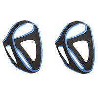 Chin Strap for Snoring Solution/Anti Snore Device/Snore, Adjustable Effective Soft Flexible Aid Reducing Men Women, Sleep and Women Give You The Best Sleep(Blue Edge)2 Paquets