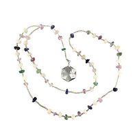 Crystal Clear Miracles Multi Crystal Quartz Rosary - Star of David Solomon Seal Pendant Healing - Powerful Energy - Brazilian Hand Faceted Natural Stone