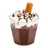 5 oz Round Clear Plastic Mini Pilsner Cup - 2 1/2" x 2 1/2" x 2 1/4" - 100 count box - Restaurantware