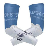 LEVEIS Aircraft Arm Sleeves UV Protection for Men Women Sunblock Protective Gloves Running Golf Cycling Driving Long Arm Cover 1 Pair