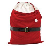 Large Santa Toy Bag Gift Wrap Bag for Christmas Gifts, Qty 1