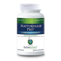 Enzyme Science - Nattokinase Pro, Support for Cardiovascular and Circulatory Health with Calcium, Magnesium and Lipase, Vegan, Kosher, 60 Capsules