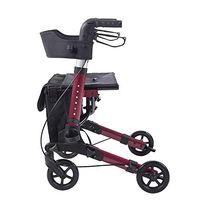 Thainature Rollator Walker Foldable Compact Design with seat,red