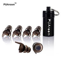 La Style high Fidelity earplugs with Carrying Case,Noise Cancelling Ear Plugs for Musicians Snoring Concerts Travel Sport Drummers Home Improvement DJ (Black-Black)