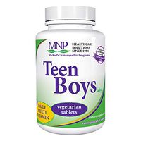Michael's Naturopathic Programs Teen Boys Tablets - 60 Vegetarian Tablets - Daily Multivitamin & Mineral Supplement with B Complex Vitamins & Male Herbal Blend - Kosher - 30 Servings