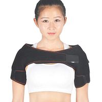 HELIALTH Shoulder Brace for Men and Women, Temperature Free Adjustable Heated Brace Support Wrap for Arthritis, Left or Right Arm,B