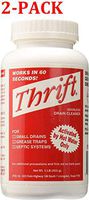 Thrift T-100 Alkaline Based 1-Pound Granular Drain Cleaner (Red, 2-Pack)