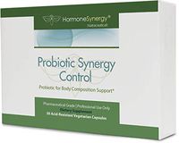 Probiotic Synergy Control - Probiotic for Body Composition Support* - HOWARU® Features Vegetarian, Gluten- and Dairy-Free, Patented HOWARU® Shape Bifidobacterium animalis subsp lactis B420.