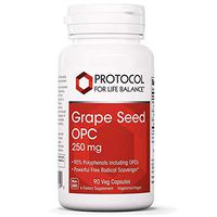 Protocol For Life Balance - Grape Seed OPC 250 mg - Cardiovascular and Immune Health - Promotes Healthy Brain and Nerve Functions- 90 Veg Capsules