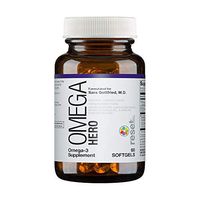 Reset360 Omega Hero Omega 3 EPA-DHA 1000, Triglyceride Form, Supports Cardiovascular, Musculoskeletal, Immune System Health, 60 Soft Gels