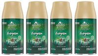 Glade Automatic Spray Refill - Limited Edition Holiday Collection - ICY Evergreen Forest - Net Wt. 6.2 OZ (175 g) Per Refill Can - Pack of 4 Refill Cans