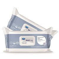 MoliCare Skin Washcloths Soft Pack Aloe Vera/Lanolin 96 Count (2 Pack of 48)