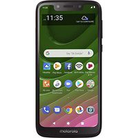 Total Wireless Motorola Moto G7 Optimo 4G LTE Prepaid Smartphone (Locked) - Black - 32GB - SIM Card Included - CDMA - with $35 Airtime Bundle