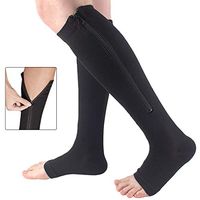 Ailaka Medical Zipper Compression Calf Socks 15-20 mmHg for Women and Men