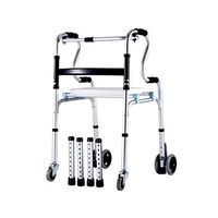 ZHPRZD Disabled Walker Multi-Function Walker Assisted Walking Stick Four-Legged Stool for The Elderly Walking Four-Foot Walker (Color : B)