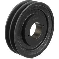 Browning 2AK54H Bushed Classical Gripbelt Sheave, 4L or A, 3L Belt, 2 Grooves, Uses H Bushing